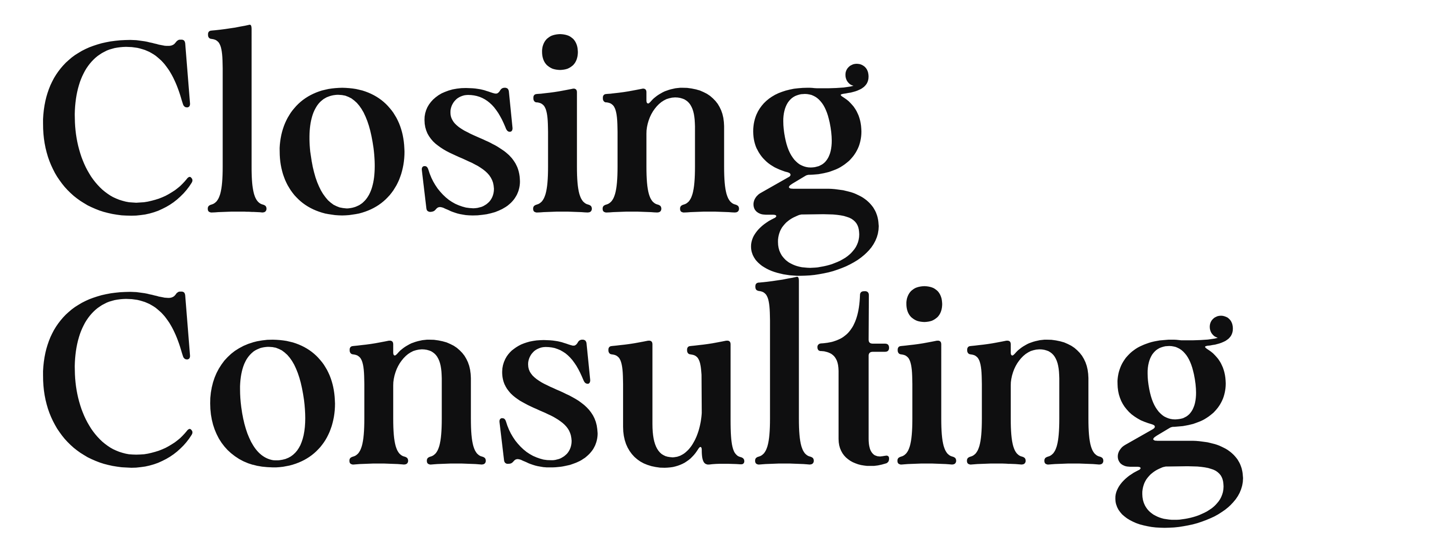 Closing Consulting